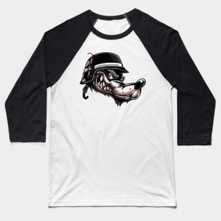 Halloween Wolf Baseball T-Shirt